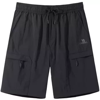 Водоотталкивающие, износостойкие, прямые, тонкие, свободные шорты-карго 5/8 унисекс CAMEL, темно-оливковый