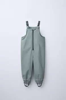Водоотталкивающие прорезиненные комбинезоны ZARA, голубоватый