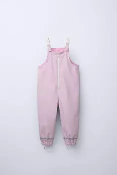 Водоотталкивающие прорезиненные комбинезоны ZARA, розовый