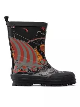 Водоотталкивающие сапоги Viking Jolly Print 1-60020-272, черный