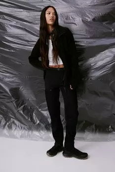Водоотталкивающие спортивные брюки карго H&M, черный