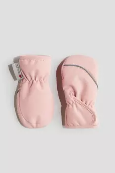 Водоотталкивающие варежки H&M, розовый