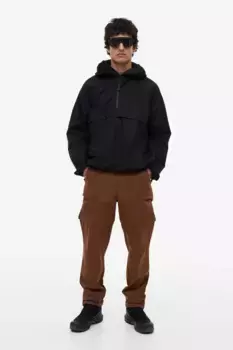 Водоотталкивающий анорак H&M, черный