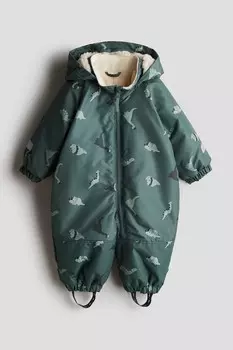 Водоотталкивающий комбинезон H&M, зеленый