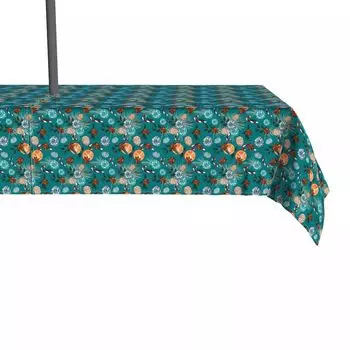 Водоотталкивающий материал, для наружного использования, 100 % полиэстер, 60x120 дюймов, винтажный зимний узор.