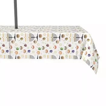 Водоотталкивающий материал, для наружного использования, 100 % полиэстер, 60x104 дюйма, Candelabrum Cartoon.