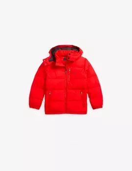 Водоотталкивающий пуховик Ralph Lauren, красный