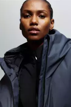 Водоотталкивающий пуховик thermomove H&M, серый