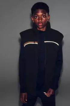 Водоотталкивающий стеганый жилет от drymove H&M, черный