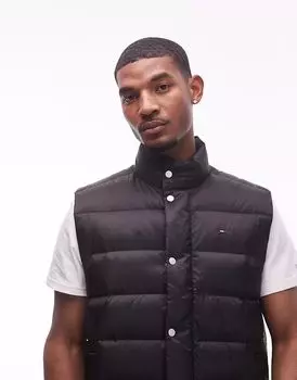 Водоотталкивающий утепленный жилет Tommy Jeans черного цвета