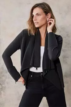 Водопадный кардиган Mint Velvet, черный