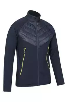 Водостойкая эластичная куртка для активного отдыха с длинными рукавами Recovery Mountain Warehouse, синий