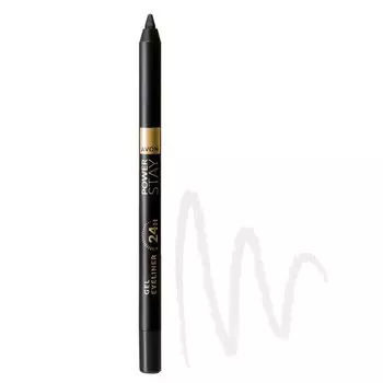 Водостойкая гелевая подводка для глаз Avon Power Stay - белая