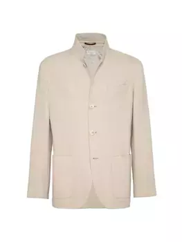 Водостойкая легкая кашемировая куртка Brunello Cucinelli, цвет sand