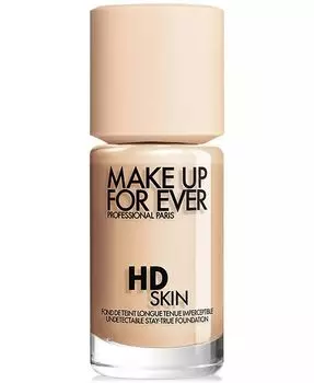 Водостойкая натуральная матовая основа HD Skin Make Up For Ever, цвет 1R02 - Cool Alabaster (For fair skin tones with rosy undertones)