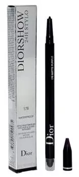 Водостойкая подводка для глаз, оттенок 176 Matte Purple, 0,2 г Dior, Diorshow 24H Stylo