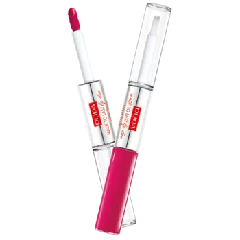 Водостойкая помада 004 герань фуксия Pupa Made To Last Lip Duo, 2х4 мл