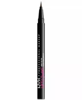 Водостойкая ручка для бровей Lift & Snatch Brow Tint Pen Nyx Professional Makeup, цвет 6 Ash Brown