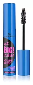 Водостойкая тушь для объема Essence Get BIG! Lashes, оттенок 01 Black 12 мл