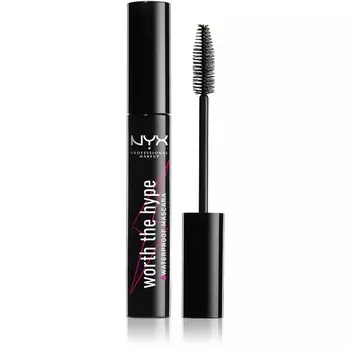 Водостойкая тушь для ресниц NYX Professional Makeup Worth The Hype оттенок 01 Черный 7 мл