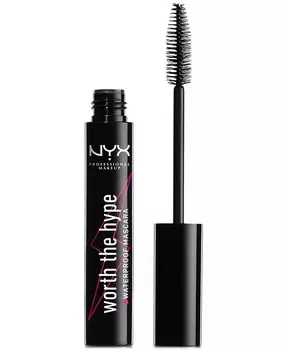 Водостойкая тушь для ресниц Worth The Hype Nyx Professional Makeup, цвет Black