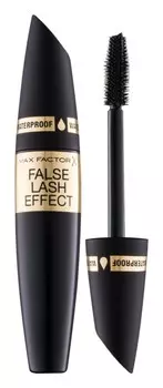 Водостойкая тушь, придающая объем и разделяющая ресницы Max Factor False Lash Effect, оттенок Black 13.1 мл