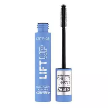 Водостойкая утолщающая и подтягивающая тушь для ресниц 010 Deep Black 11мл Lift Up Volume & Lift Mascara, Catrice