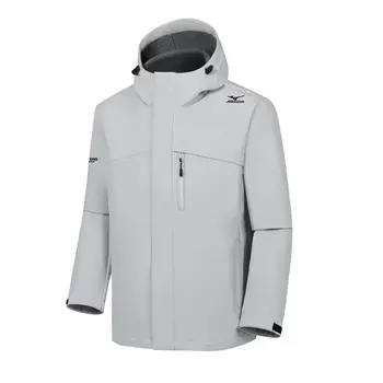 Водостойкая ветрозащитная и водоотталкивающая куртка-ветровка унисекс Mizuno, Army Green