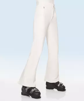 Водостойкие расклешенные ЛЫЖНЫЕ брюки-стрейч Oysho, белый