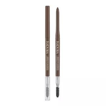 Водостойкий карандаш для бровей the brow fix 24h pencil longwear & waterproof Isadora, цвет nr. 04 light brown, вес 0.35 гр.