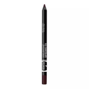 Водостойкий карандаш для глаз Velvet Smooth Kokie, цвет chocolate, 1,2 гр