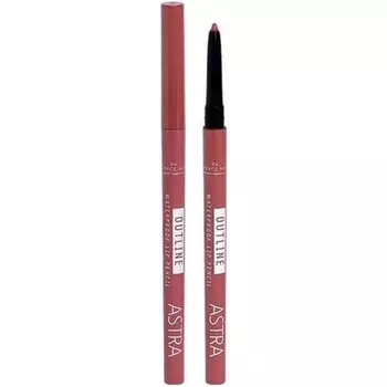 Водостойкий карандаш для губ Outline Fierce Nut — 4 шт., Astra