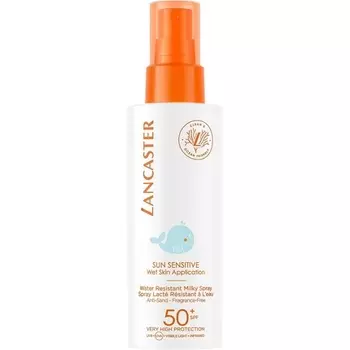 Водостойкий молочный спрей Sun Sensitive Kids Spf 50+ 150 мл, Lancaster