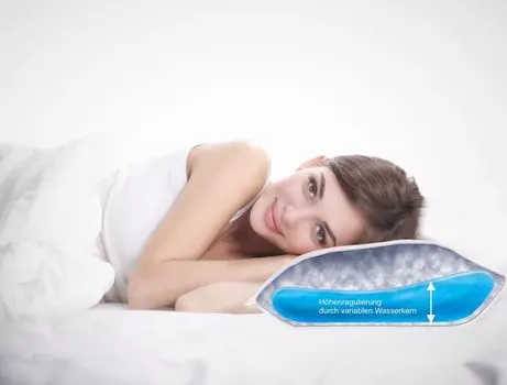Водяная подушка, подушка 40x80 см, водяная подушка, подушка для шеи, теплая подушка MB Warenhandel24