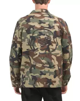 Военная куртка True Religion, зеленый