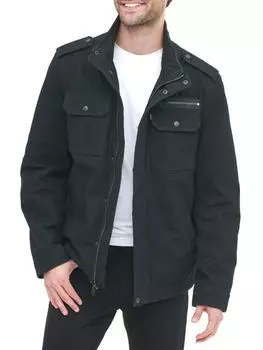 Куртка мужская Levi'S с манжетами на пуговицах, черный