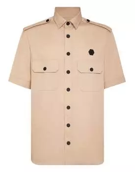 Военная рубашка SS Gothic Plein PHILIPP PLEIN, бежевый