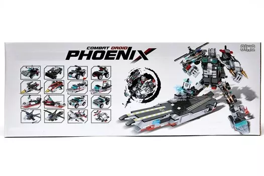 Военные блоки, боевые машины, Дроид, авианосец, набор из 18 моделей. Inna marka