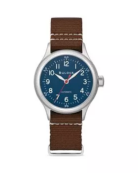 Военные часы А-11, 37 мм Bulova, цвет Blue