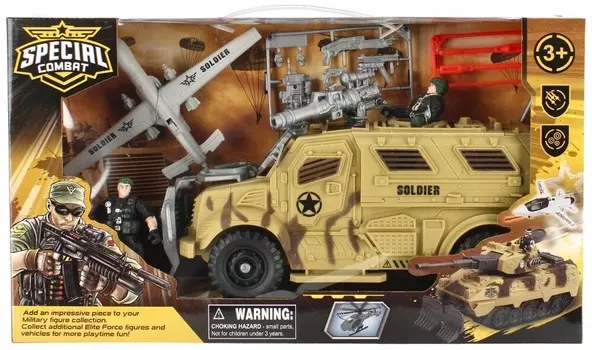 Военный автомобиль + аксессуары Mega Creative