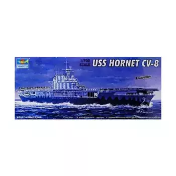 Военный корабль США Хорнет CV-8, Warship Models (1:700) (Trumpeter Models)