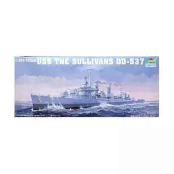 Военный корабль США «Салливанс» DD-537, Warship Models (1:350) (Trumpeter Models)