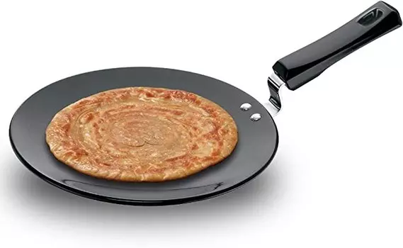 Вогнутая сковорода Tava 10 дюймов, черный