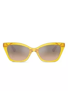Vogue Eyewear солнцезащитные очки в квадратной оправе, желтый