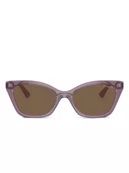 Vogue Eyewear солнцезащитные очки в оправе 'кошачий глаз', фиолетовый