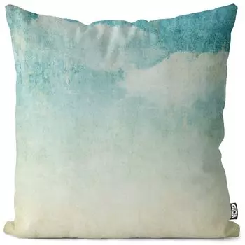 VOID Акварельный градиентный чехол для подушки из полиэстера Водонепроницаемая подушка для улицы и дома Размер: 80 x 80 см