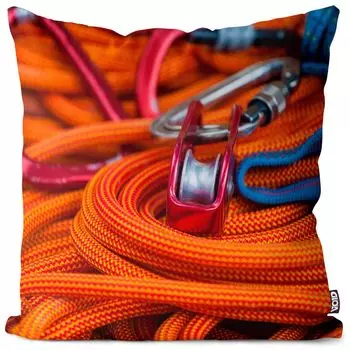 VOID альпинистская веревка для скалолазания карабин чехол на подушку чехол из полиэстера водонепроницаемый для улицы в помещении, размер подушки: 50 x 50 см