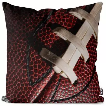 VOID Американский футбол Спортивная подушка Полиэстер Водонепроницаемая уличная подушка для дома Размер: 80 x 80 см