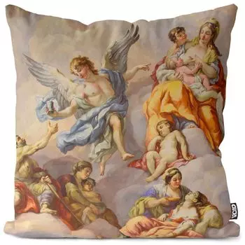 VOID Angel Church Картина наволочка Полиэстер Водонепроницаемая подушка для улицы и дома Размер: 80 x 80 см
