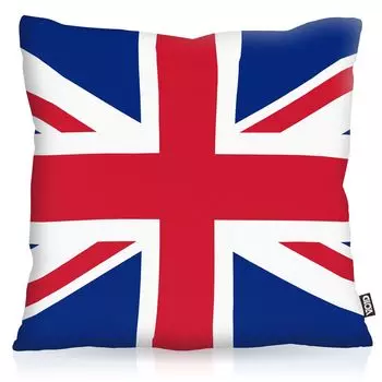 VOID Англия Великобритания Полиэстер Чехлы для подушек Флаг Вентилятор Чехлы для уличных и домашних красочных подушек Размер: 60 x 60 см